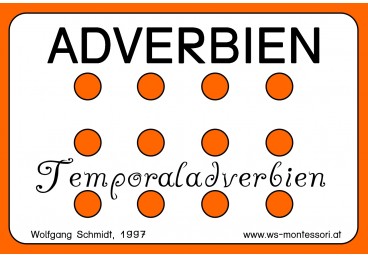 Temporaladverbien, Adj. blau