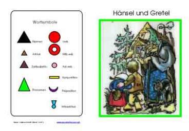 Wortartenmärchen: Hänsel & Gretel, Adj. braun