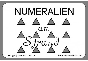 Numeralien: Am Strand, Adj. braun