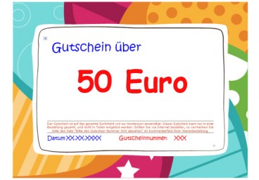 Gutschein 50 Euro