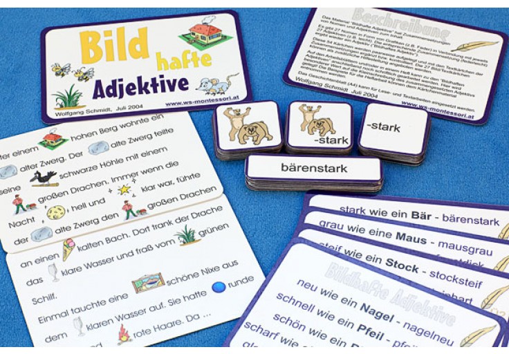 Bildhafte Adjektive, Adj. blau