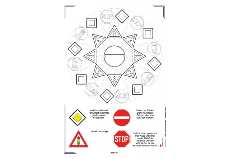Verkehrszeichen Mandalas