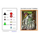 Wortartenmärchen: Wolf & Geißlein, Adj. braun