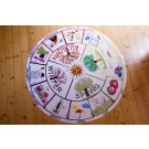 Year Cycle Table with Drawings 75cm