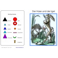 Wortartenmärchen: Hase & Igel, Adj. blau