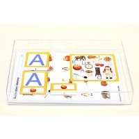 Schiebe- und Aufdeckspieleinlagen - Buchstaben