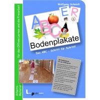 ABC Bodenplakate für Kindergarten A4