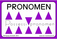Pronomen, Adj. blau