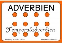 Temporaladverbien, Adj. blau