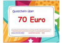 Gutschein 70 Euro